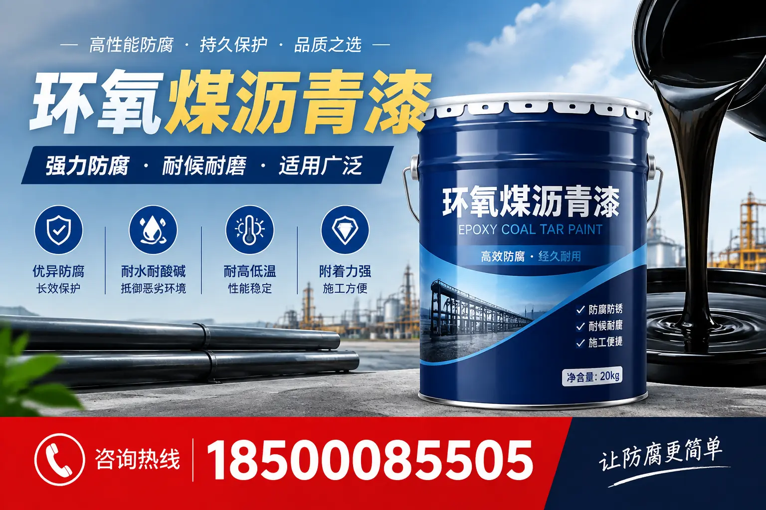 环氧煤沥青漆在不同气候条件下的表现分析,河池适用性